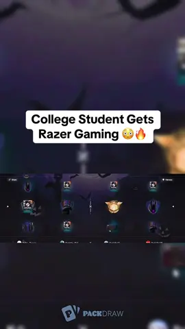 College Student Gets Razer Gaming 😳🔥