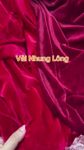 Vải nhung đỏ đô tươi, đỏ đô đậm. Ứng dụng làm trang trí, decor đám cưới, noel, làm quả cầu nhung treo cây thông noel, trang trí Tết, trải bàn,… #caythongnoel #trangtrigiangsinh #trangtritieccuoi #trangtrinoel #decor 