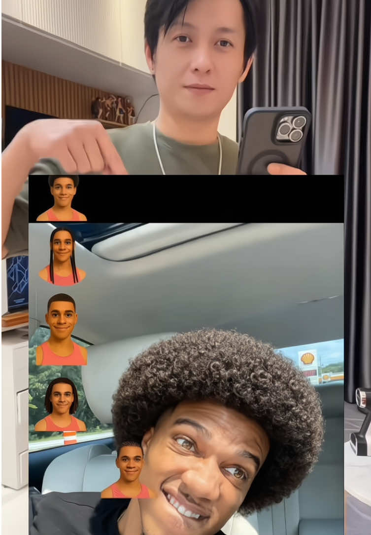 6 Hairstyle Filter ，The template is ready in the bottom-left corner #aifilter #hairstyle #capcutforus #capcut #capcutpioneer