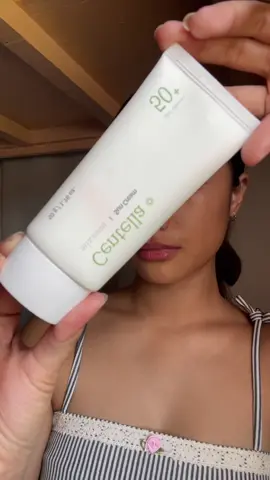best sunscreen i’ve tried so far! @mixsoon #mixsoon #beansunscreen #koreanskincare #glassskin #amazon 