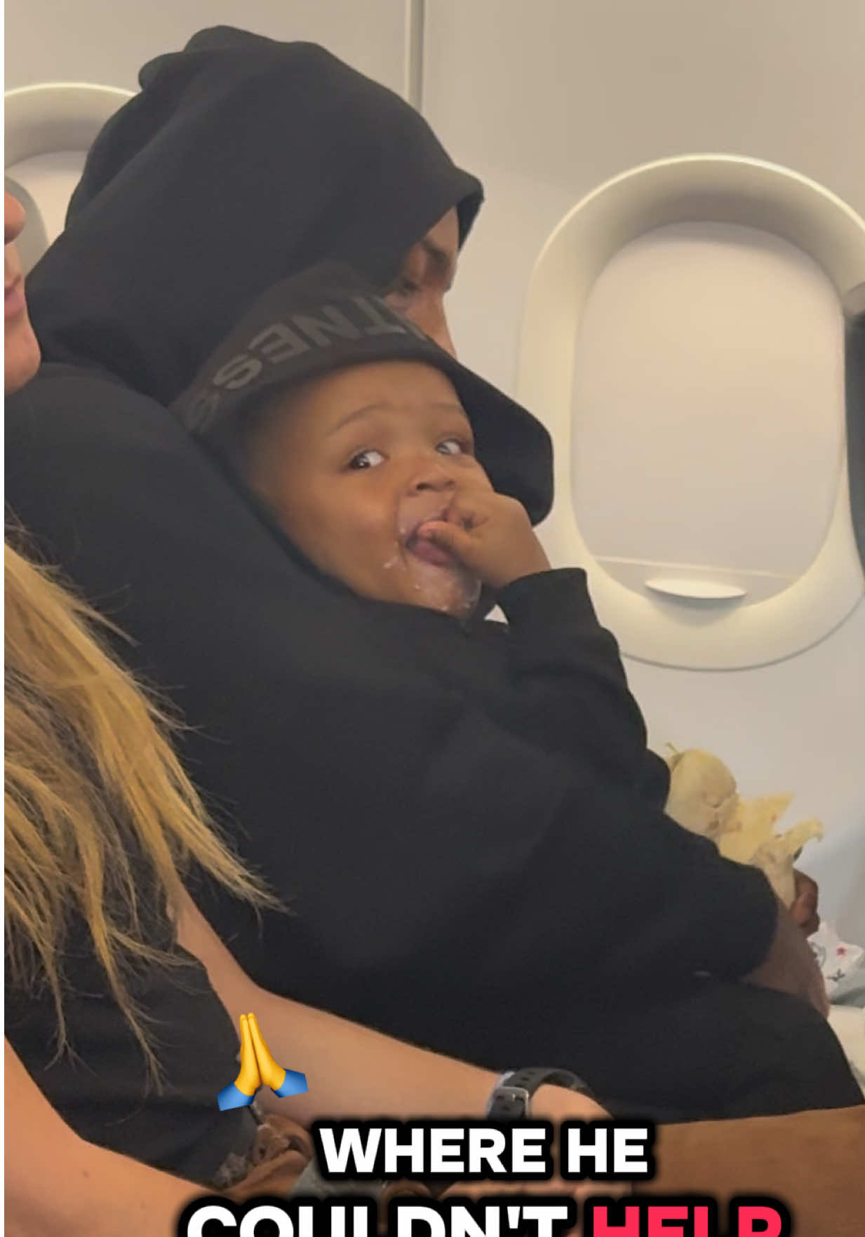A drunk guy pretending to be a federal agent held up our son’s first flight… at least my toddler wasn’t the only one competing for ‘Most Chaotic Passenger’ 🫠 #fypシ゚viral #toddlersoftiktok #MomsofTikTok #boymom #momlife 
