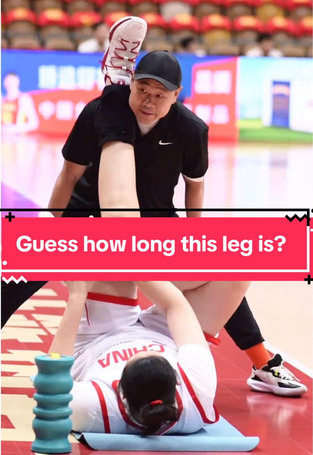 😨！#zhangziyu #fyp #train #womenbasketball 