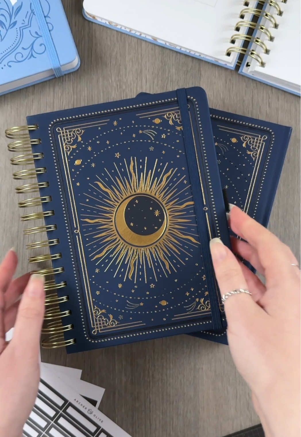 Our NEW 2026 Dated Planners are HERE! Our dated planners contain 192 pre-printed pages of yearly, monthly and weekly spreads. Pick Songbird or Majestic Skies in a choice of A5 and B5, in both Hardbound or Wire-O 📒📓 They’re the perfect pair for our newest Kit Club, Endless Possibili-teas, available now 🫖☕️ Are you team Hardbound, or team Wire-O? 👀 [Video description: setting up the new Dated Planner with the newest Kit Club]⁠ ⁠ #archerandolive #planner #datedplanner #2026planner #monthlysetup