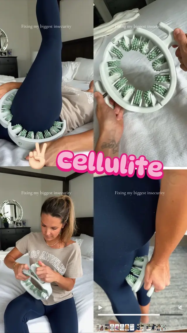 Cellulite sucks. I've had it my whole life on my thighs and bum and it does get better the more muscle I develop, but daily massage with this helps 1= because it promotes blood circulation, relaxes smooth muscle tissue, and assisting in lymph flow, reducing the fluid buildup and therefore making legs look smoother. Lymph drainage for the win! #lymphaticdrainage #cellulitereduction #cellulite #lymphmassage #massageathome 