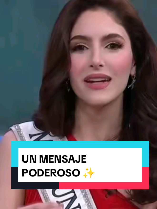👑 ✨ #MissUniverseVenezuela y su mensaje para motivar a todas las nñas venezolanas.🥰