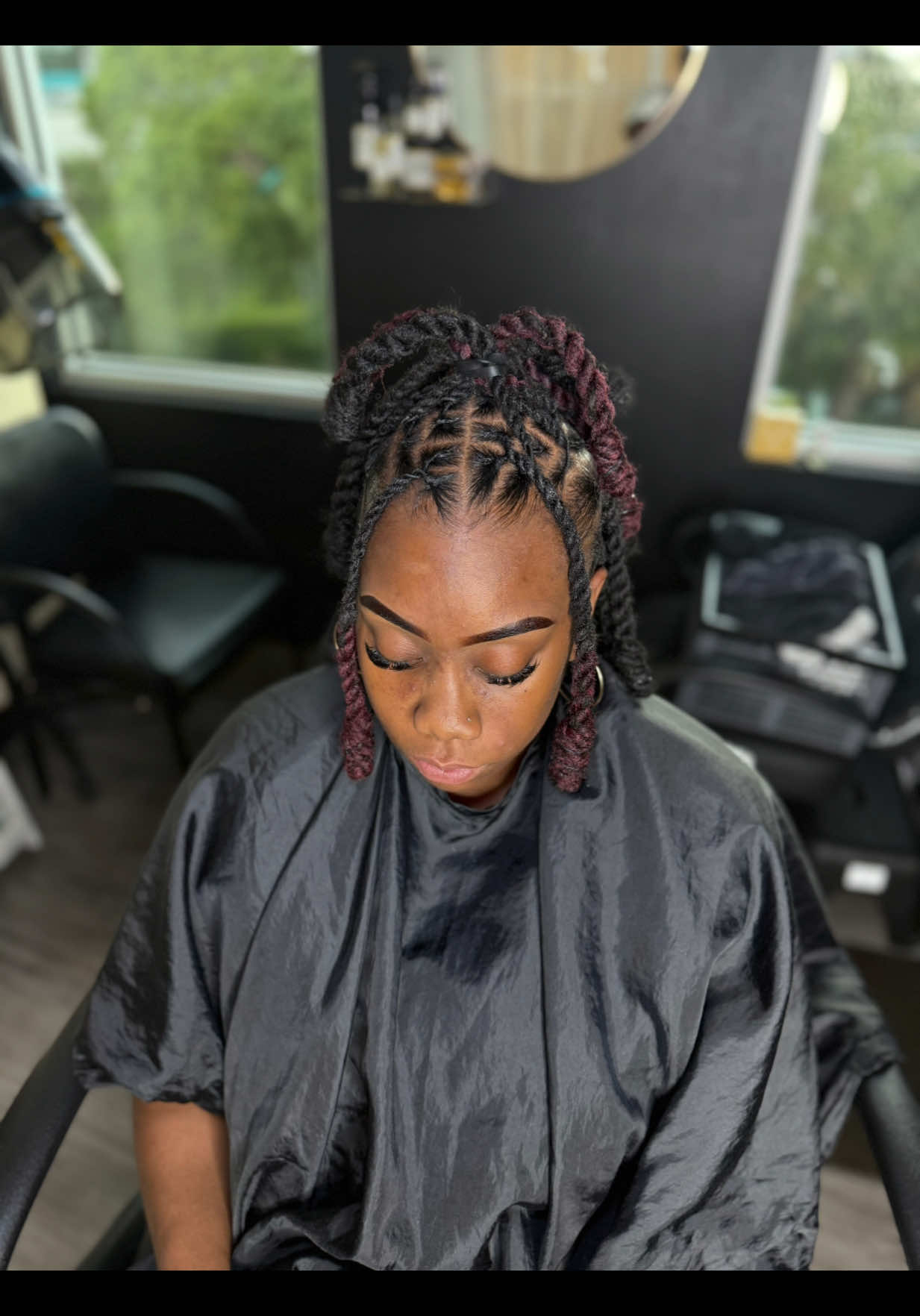 Loc knot bob are a fav 😌😝 #dreadedbydrea #dreathelocdoc #locs #locs #locstyles #locknots #locknotbob #locjourney #explore #DBDdrip #retwist 
