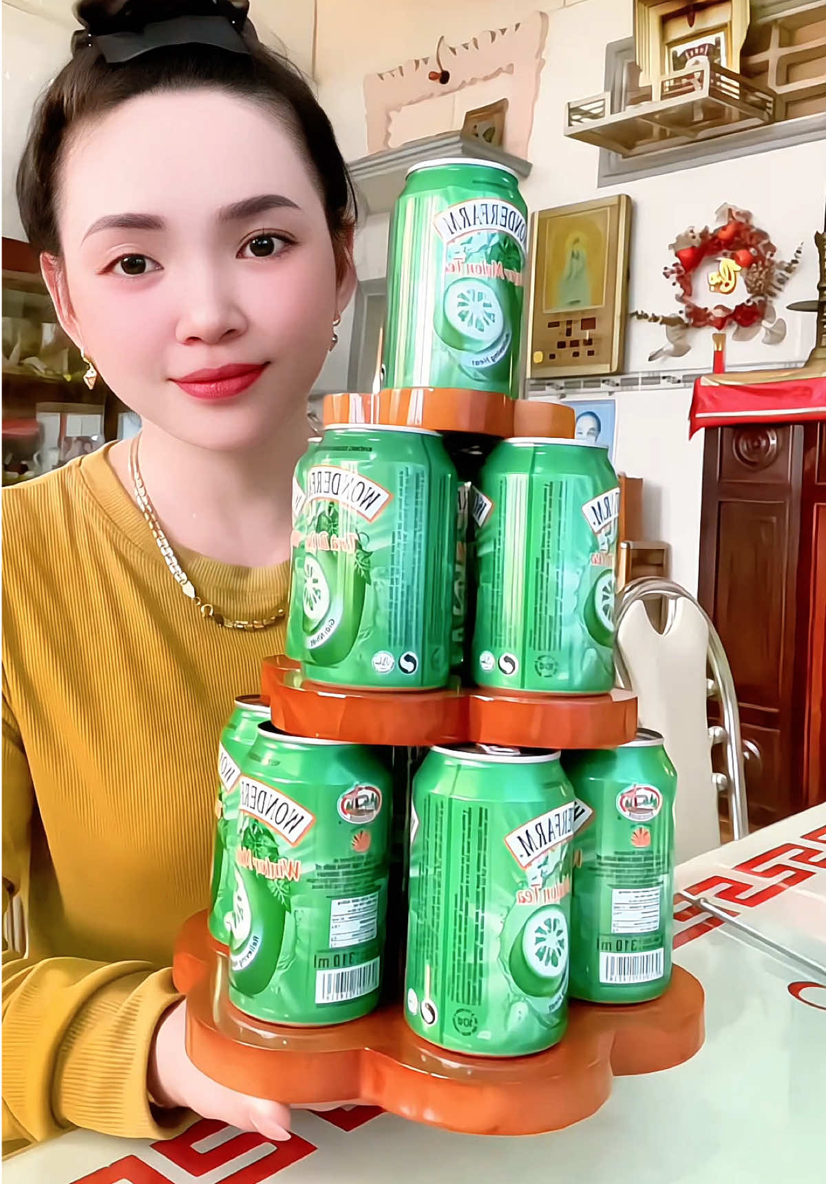 Tháp gỗ ba tầng xây tháp nước ngọt, tháp nước tài lộc  @Ngọc Lanh (Mẹ Cutin)  @Ngọc Lanh (Mẹ Cutin) #thapgo3tang #thapnuoctailoc #thapnuocngot #ngoclanhmecutin #xuhướng 