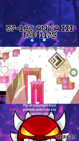 (Tocó ponerle autotune a la canción jsjs) 37-100 2150 att solo para una run XD #extremedemon #geometrydash 