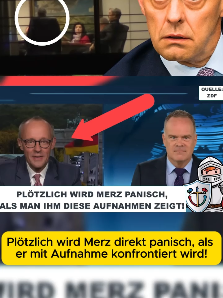 Plötzlich wird Merz direkt panisch, als er mit Aufnahme konfrontiert wird!
