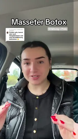 Antwort auf @MerveMutu soll euch dabei mitnehmen? #botox #masseter 