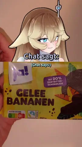 ICH PROBIERE GELEE BANANEN 🤮👎 #fyp #deutsch #vtuber 