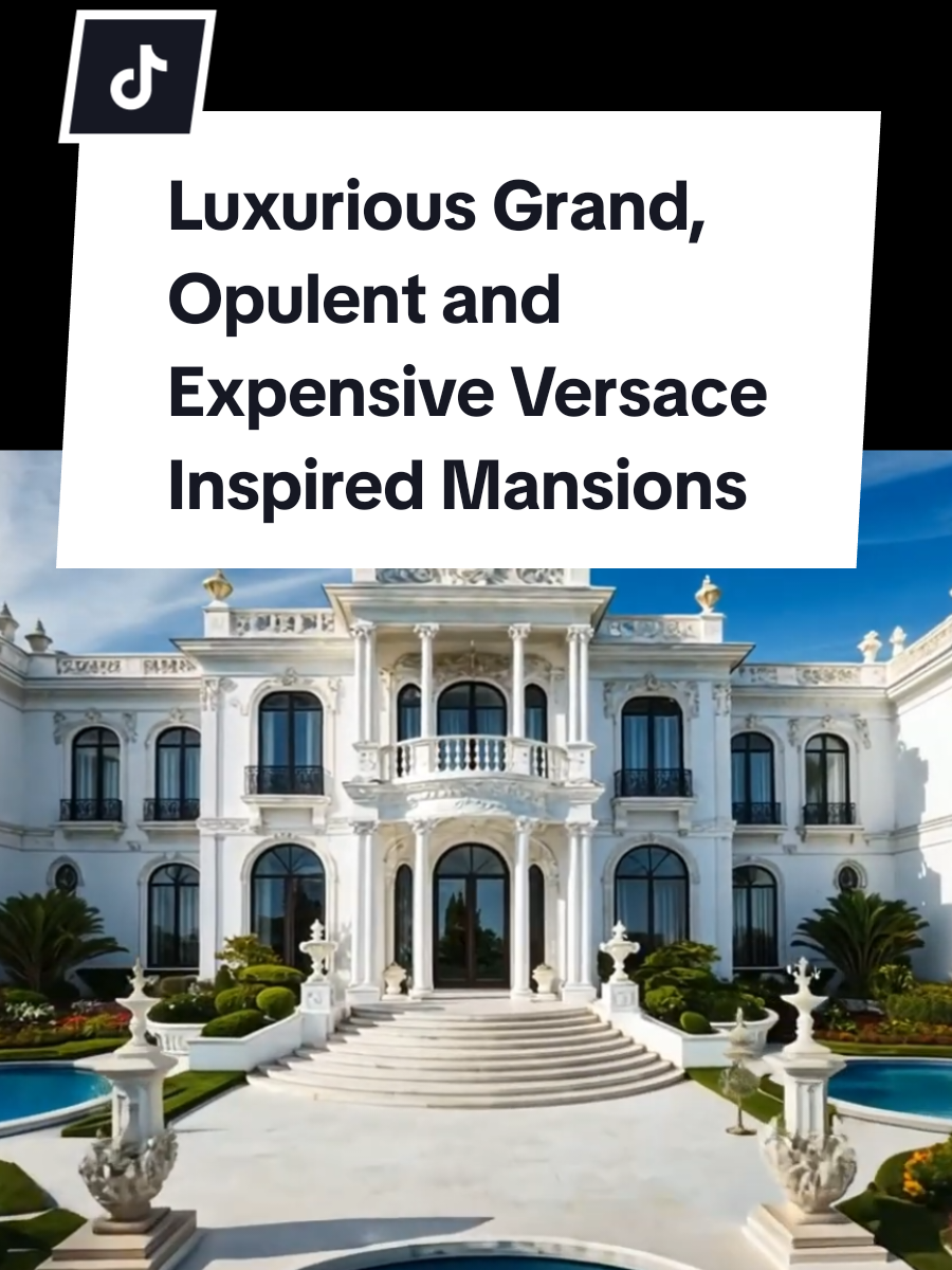 Luxurious Grand, Opulent and Expensive Versace Inspired Mansions #Home #aesthetic #designideas #bedroomdecor #aestheticroomdecor 