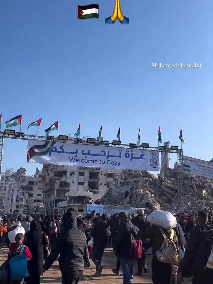 Tous les habitants de Gaza sont très heureux. J’espère que vous partagerez la vidéo ! 😍😍 🇵🇸  #stopgenocide #Gaza #humanity #solidarity #savegaza #palestinian