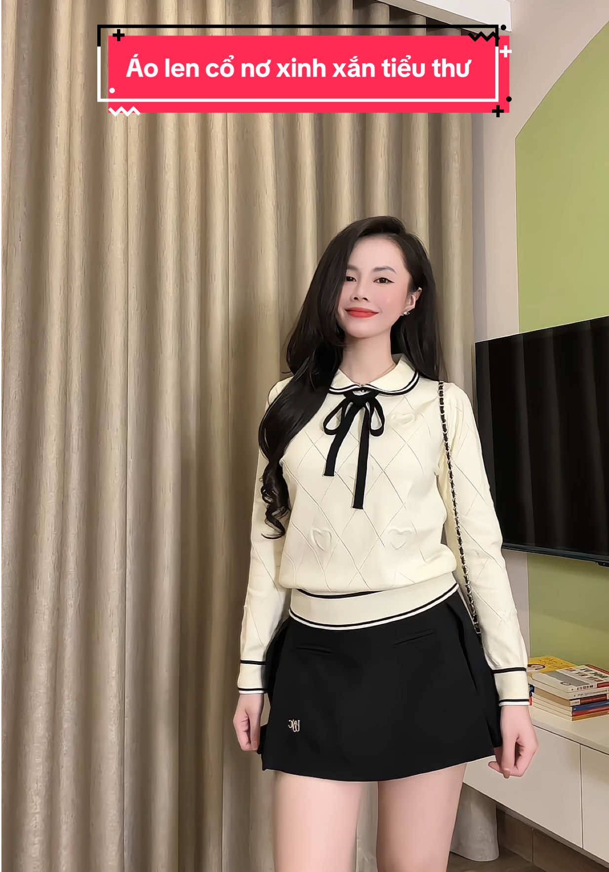 Tone be vừa xinh trẻ trung vừa dễ phối đồ ý #aolen #aotieuthu #aolenxinh #aokieu #thoitrangnu 