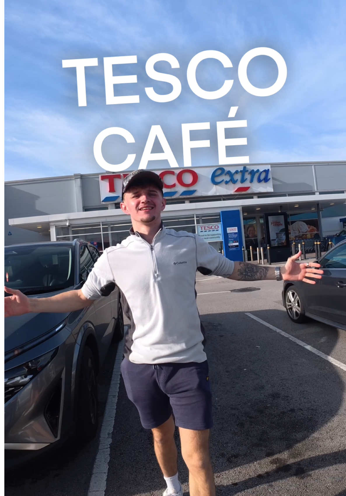 Best UK grub 😋 #tesco #cafe #travel #vlogger #mooreisonthemove 