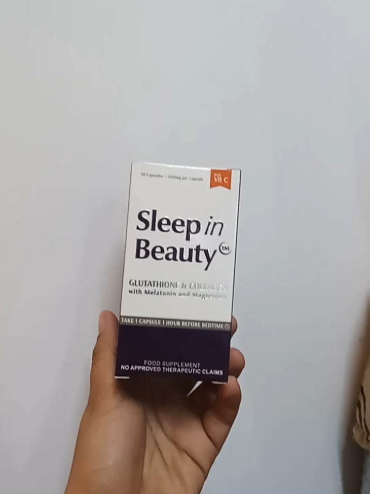 Gigising kang Fresh At Glowing #sleepinbeauty #glutathione #collagen #beautysupplement 