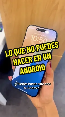 Cosas que no puedes hacer en un Android 😜 #iphone #iphone13 #iphone14pro #iphone15pro #android 🔴