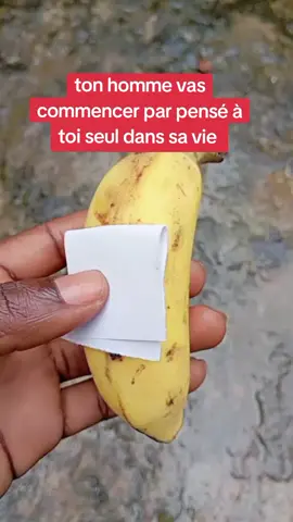 ton homme vas commencer par pensé à toi seul dans sa vie
