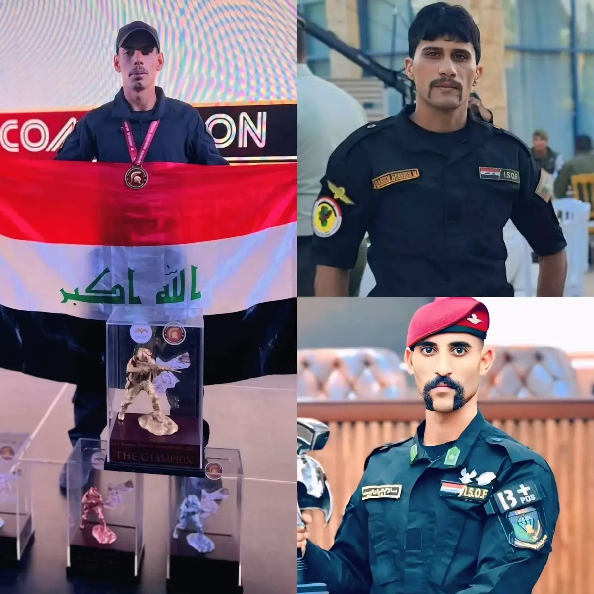 🔴#واسط الأن أبن مدينتنا الدبوني  البطل والشرس قاسم حسين مطلك الشمري  والبطل سلام المياحي  إبن الكوت  والبطل حسين القريشي أبن النعمانية مقاتلين بجهاز مكافحة الارهـ،،،،، ـاب شاركوا في بطولة المحارب الدولي،، التي أقيمت في الأردن وحصل الثلاثة على المركز الأول عالمياً كأفضل مـقــ ـاتــلي. عمليات خاصة في العالم...  علماً عدد الدول المشاركة 24 دولة و37 فريق الف مبرووك. يستاهلون أبناء الديرة ✌🏽🦅❤️‼️ معقولة محد يباركلهم