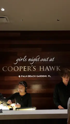 pt 7 | ✨ PLACES THST FEEL LIKE ME✨ 📍Cooper’s Hawk in Palm Beach Gardens, FL  This was the perfect spot for a girls night out! Highly considering their membership still 🤭 Can’t wait to go again!  #coopershawk #palmbeachgardensfl #thingstodoinflorida #girlsnightout #RestaurantReview 