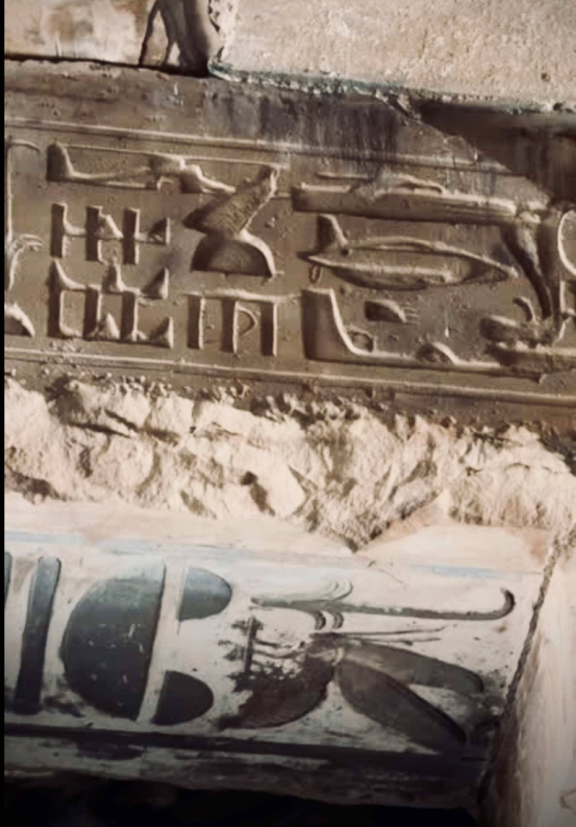 En el templo de Seti I, en Abydos, hay un relieve que ha dado pie a todo tipo de teorías: dicen que aquí se ven un helicóptero, un submarino o incluso un platillo volante. Pero lo que estamos viendo no es una profecía tecnológica… sino un simple caso de pareidolia. En realidad, estos jeroglíficos de Seti I fueron regrabados años después, cuando el templo se reutilizó en época de su hijo Ramsés II. Las inscripciones antiguas fueron cubiertas y reescritas, y el paso del tiempo hizo que los signos se superpusieran creando formas nuevas, que hoy nuestro cerebro interpreta como objetos modernos. No hay helicópteros ocultos ni mensajes del futuro. Solo la huella del tiempo… y la poderosa capacidad de algunos de ver lo que quieren ver. #Abydos #Egipto #Arqueología #AntiguoEgipto #Historia       