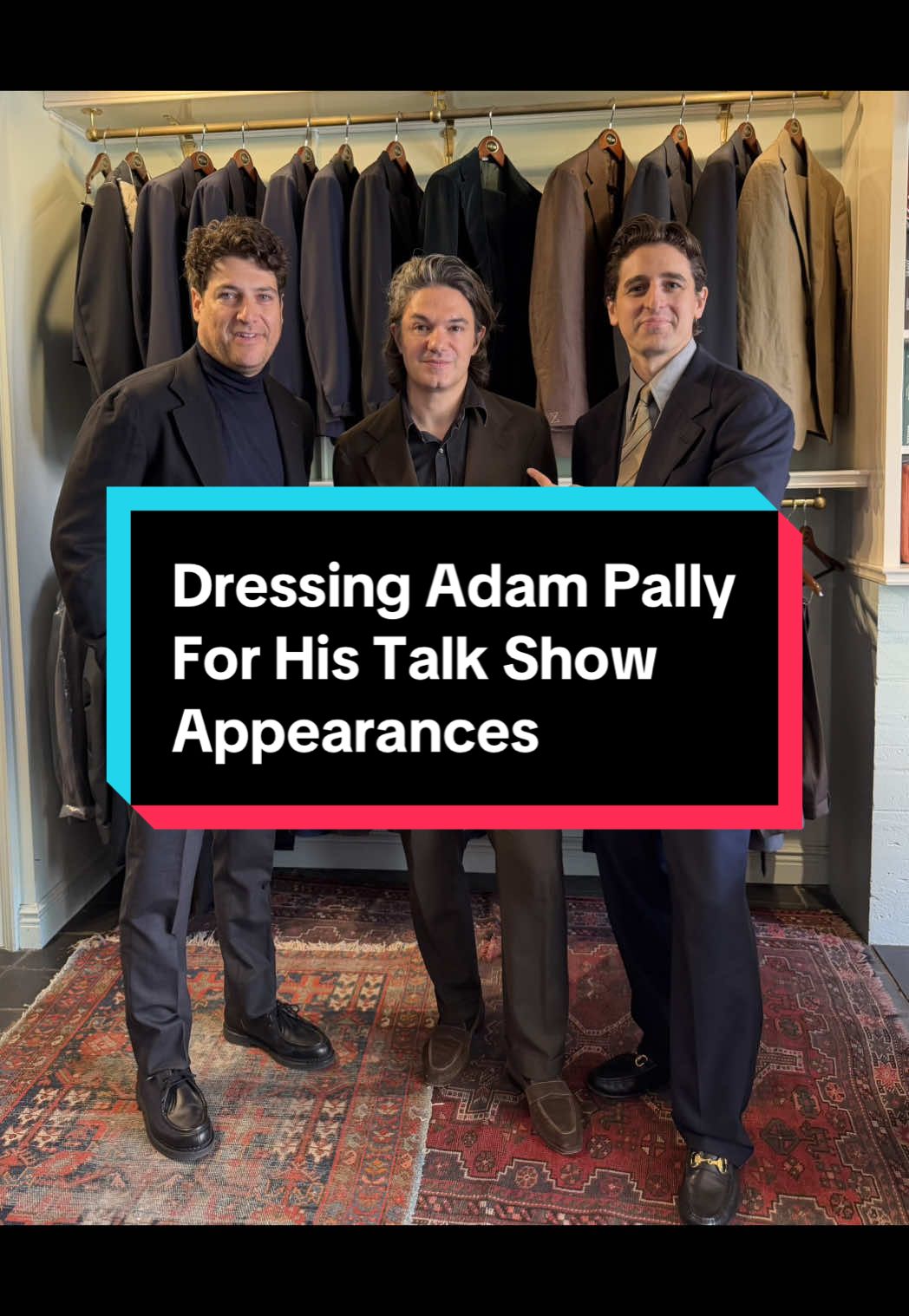 What does one of show biz’s best dressed men wear to promote their new comedy special? Well, some fine tailoring never hurt.  Here I linked up with a couple of mensches, Jake Mueser and Adam Pally, to talk through three looks they put together for Adam’s appearances on Jimmy Kimmel, Seth Meyers, and the premiere for his special “An Intimidate Evening With Adam Pally,” which hits HBO on October 17.  #style #menswear #suits 