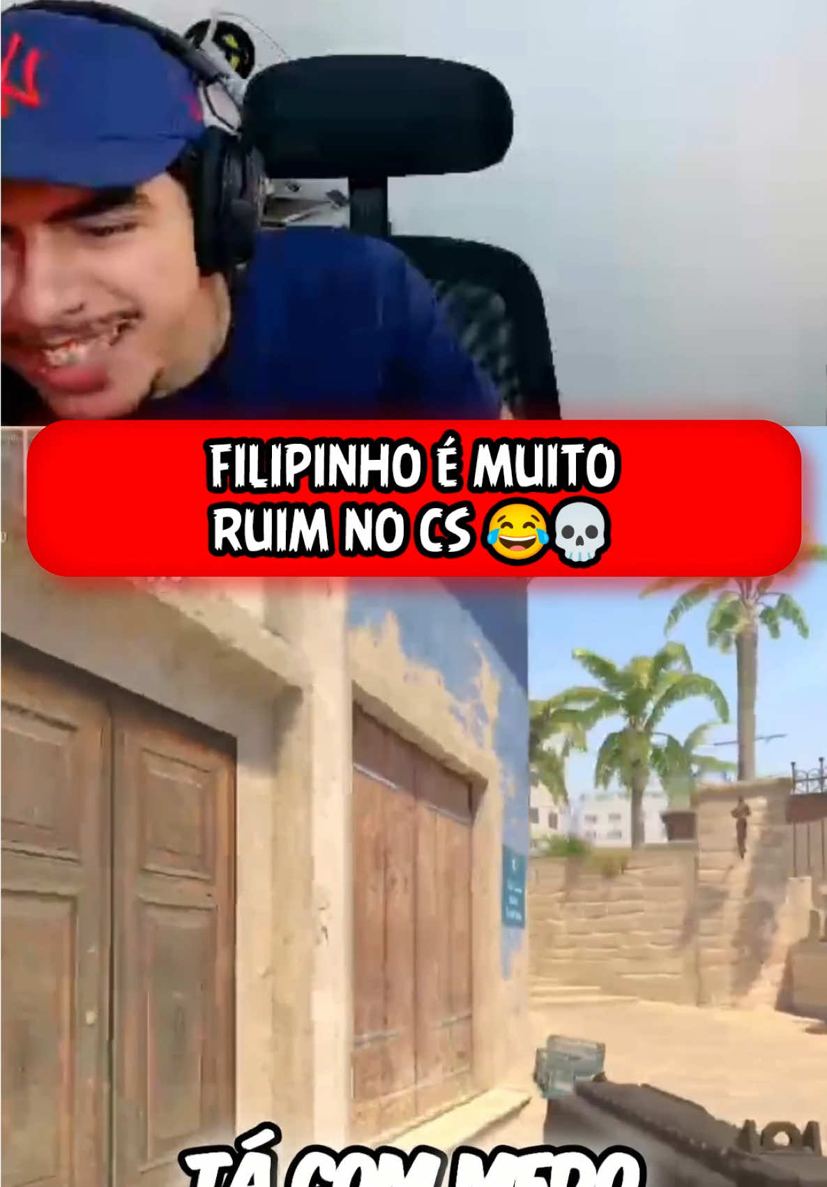 Dippitz não aguenta mais o Filipinho no CS 🤦‍♂️🤣 #dippitz #csgo #dippitzinho #cortes #fyp 