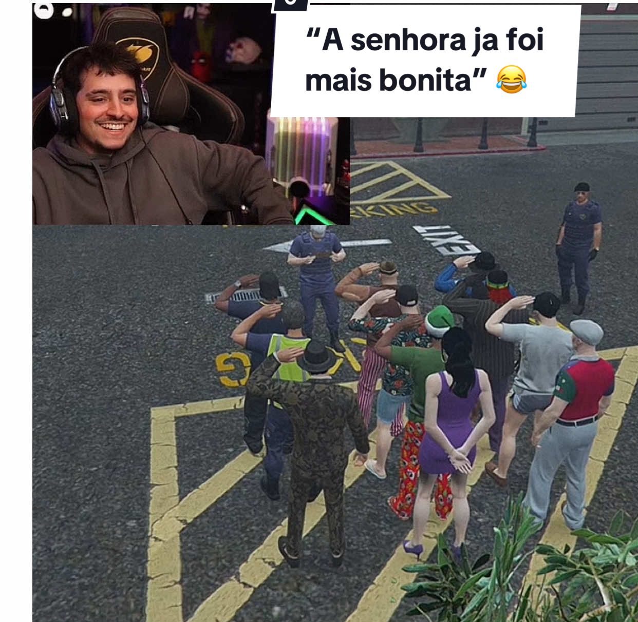 “Esse guincho parece o optimus prime” kkkkkkkkkkkk #loud_coringa #cortesloudcoringa #gtarp #gta5 