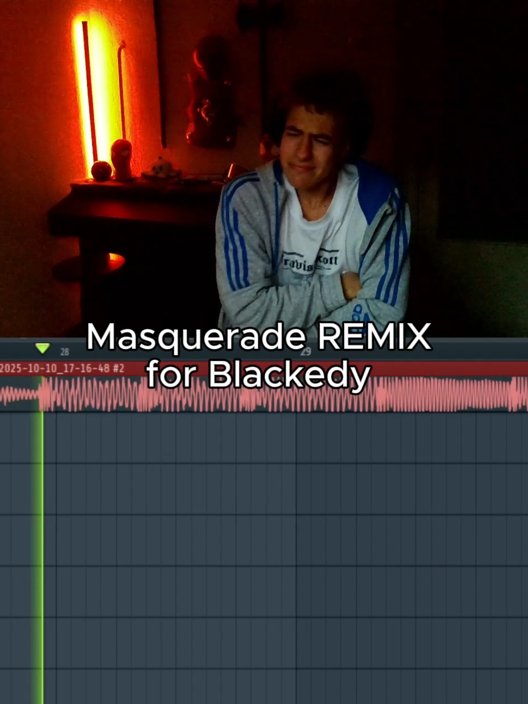 Masquerade remix for @Blackedy 🔥❤️‍🔥 #flstudio #hoodtrap #halloween 