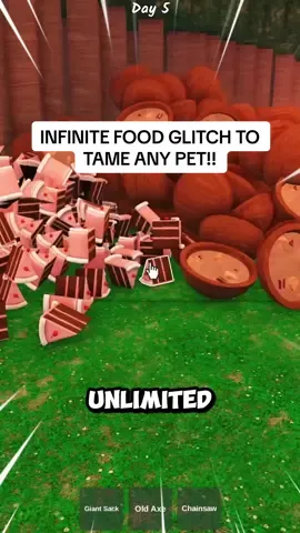 How to get UNLIMITED food to tame ANY PET on 99 Nights in the forest! #roblox #99nights #fyp #robloxfyp #usa 