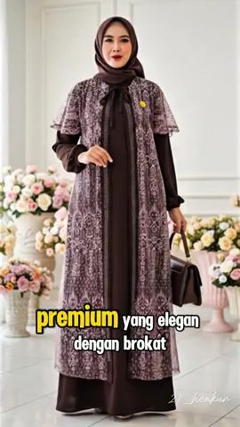 Gamis Cringkel Brukat Premium #gamisbrokat  #bajuwanita  #TikTokFashion  #gamis #gamismurah 