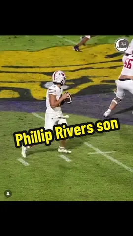 Phillip Rivers son is going to be a problem #philliprivers #footballtiktok #chargersfootball 