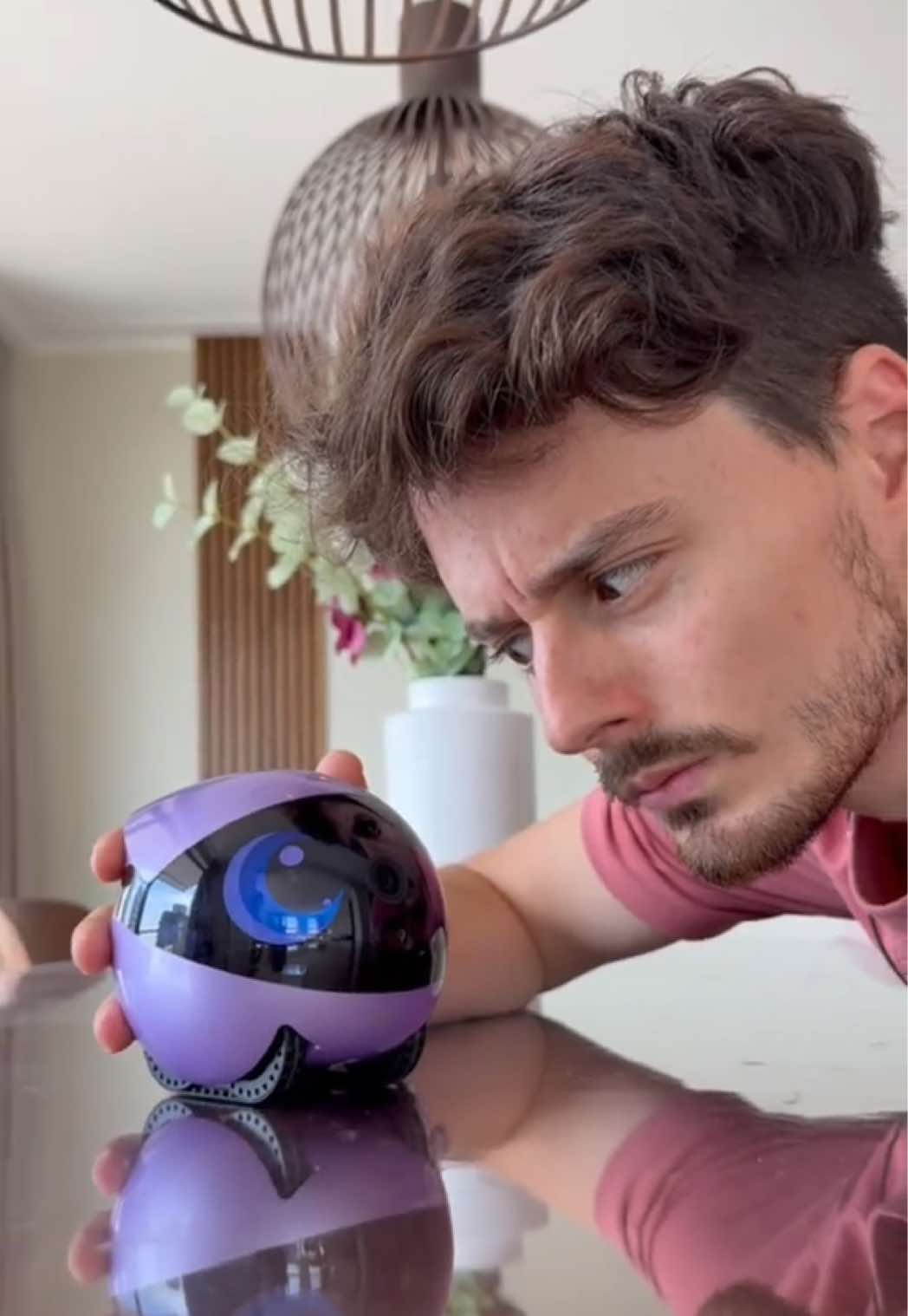 If your partner is a little bit too needy… you’ll NEED one of these 😂  Use code:“THEGADGETBADGER”  for a discount on their site! #Tech #ai #Home #amazon @Enabot 