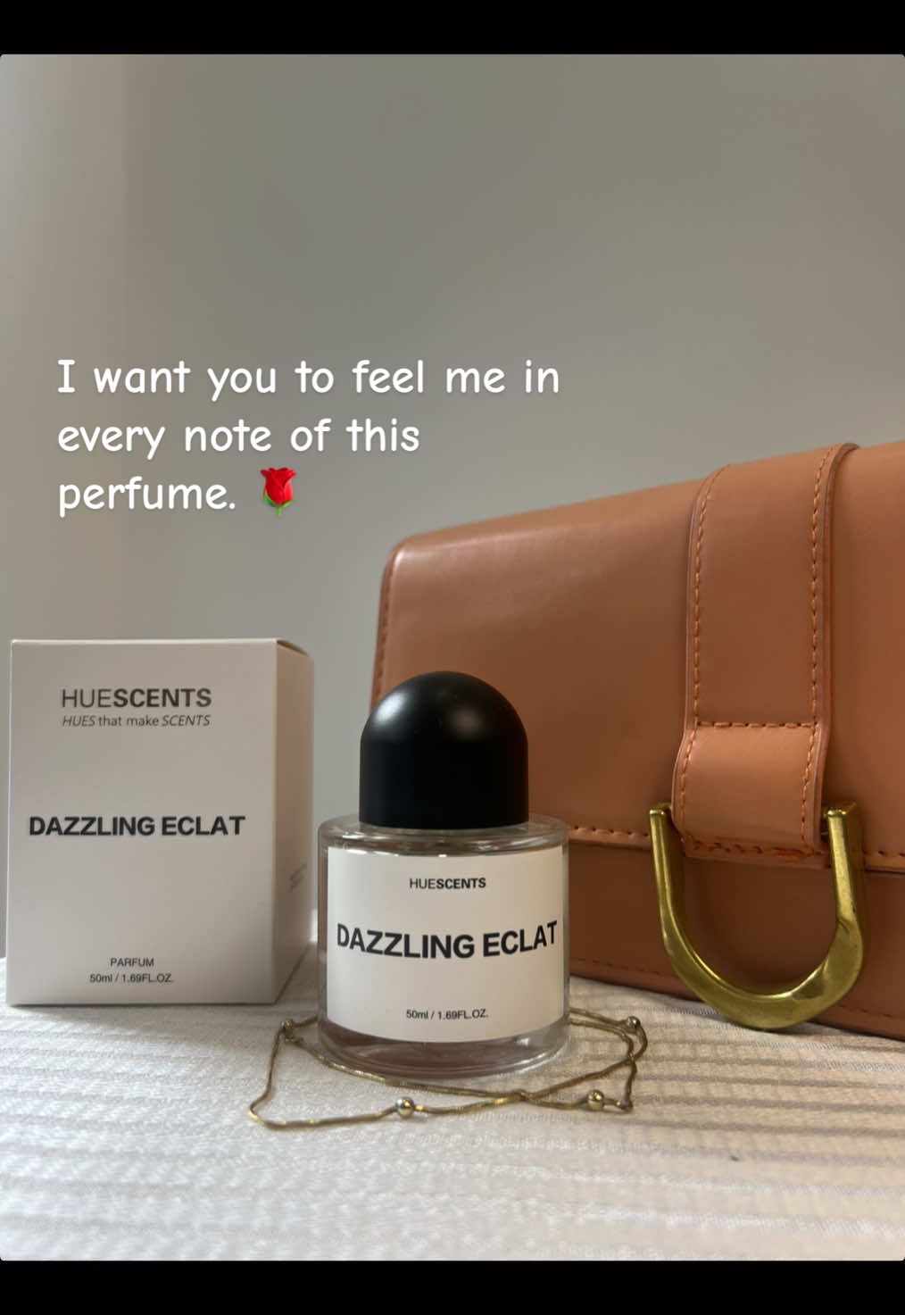 Every spray, every note — a little reminder of me. 💕  #Perfume #Perfumetok #Perfumetiktok #Huescents #longlastingperfume
