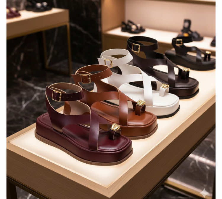 ✨LINK NOS COMENTÁRIOS✨ Olha que luxoo essa sandália flatform da Lumiss! 😍 Super confortável, com tiras e enfeite metalizado que deixam o look ainda mais lindo 💖 #modafeminina #tendência #achadinhosdashopee #sandalias 