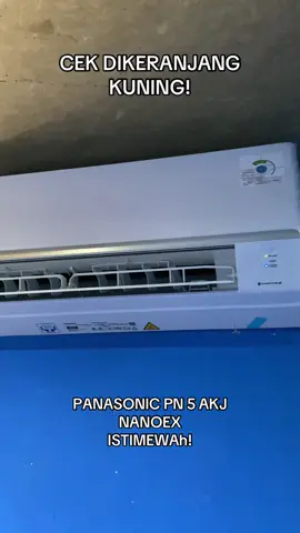 CARI AC? PANASONIC AJA! Perawatan MUDAH  KUALITAS PATEN! #fyp #panasonic #airconditioner #viral 