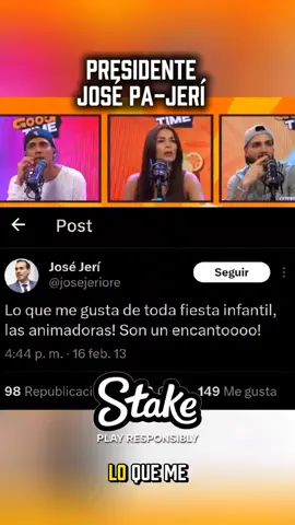 ESTE ES NUESTRO PRESIDENTE #JoseJeri 