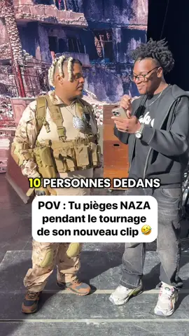 j’ai piégé @Nazaofficiel à l’occasion de son nouveau clip pour #Battlefield6 😂🔥#bangbangbang