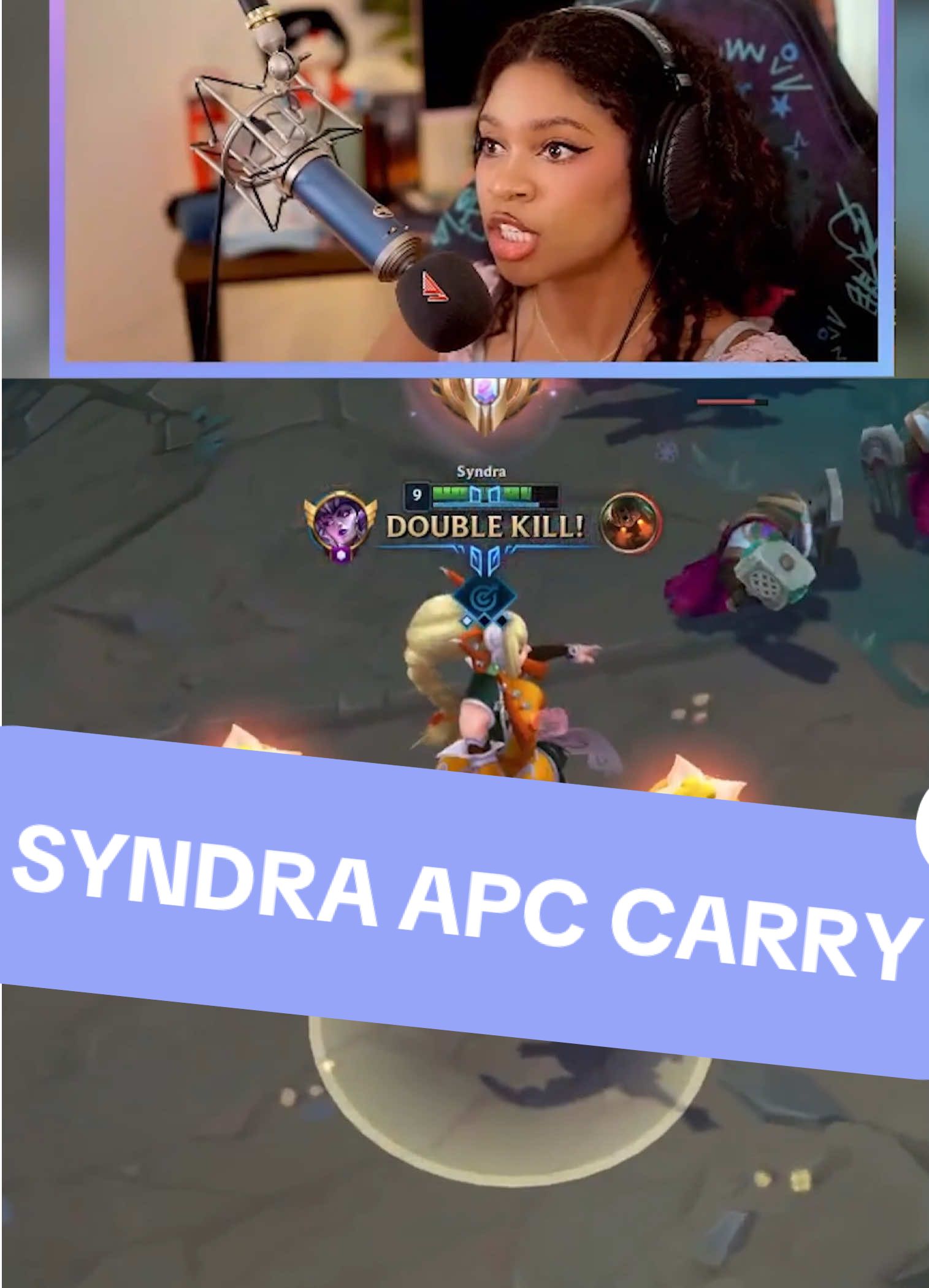 Running Syndra APC bot lane is actually kinda working? 🤭 #LeagueofLegends #GamingOnTikTok #leaguetiktok