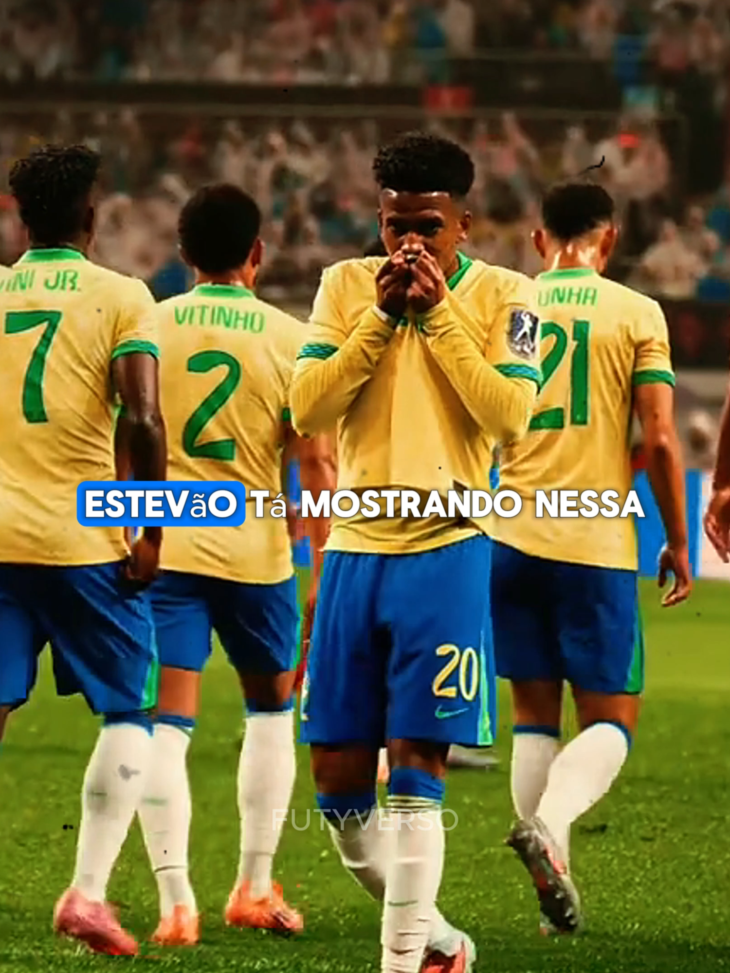 O ESTEVÃO NÃO SENTE O PESO DA CAMISA DA SELEÇÃO BRASILEIRA #estevao #selecaobrasileira #coreiadosul #estevaowillian
