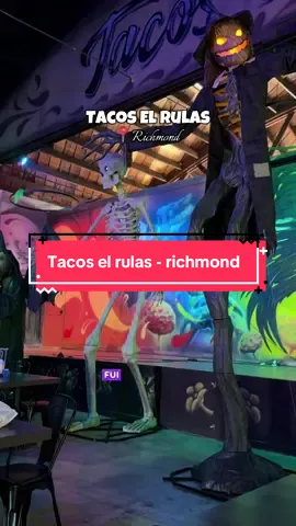 Visitando @Tacos El Rulas | Richmond Ca 🇲🇽🌮🌯 #tacoselrulas #richmond #mexicanfood #bayareafoodies #halloweenrestaurant 