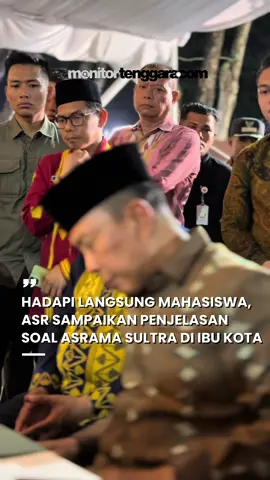 Ini penjelasan ASR terkait pembangunan Asrama atau Mess Mahasiswa Sultra di Jakarta #mahasiswasultra #andisumangerukka 