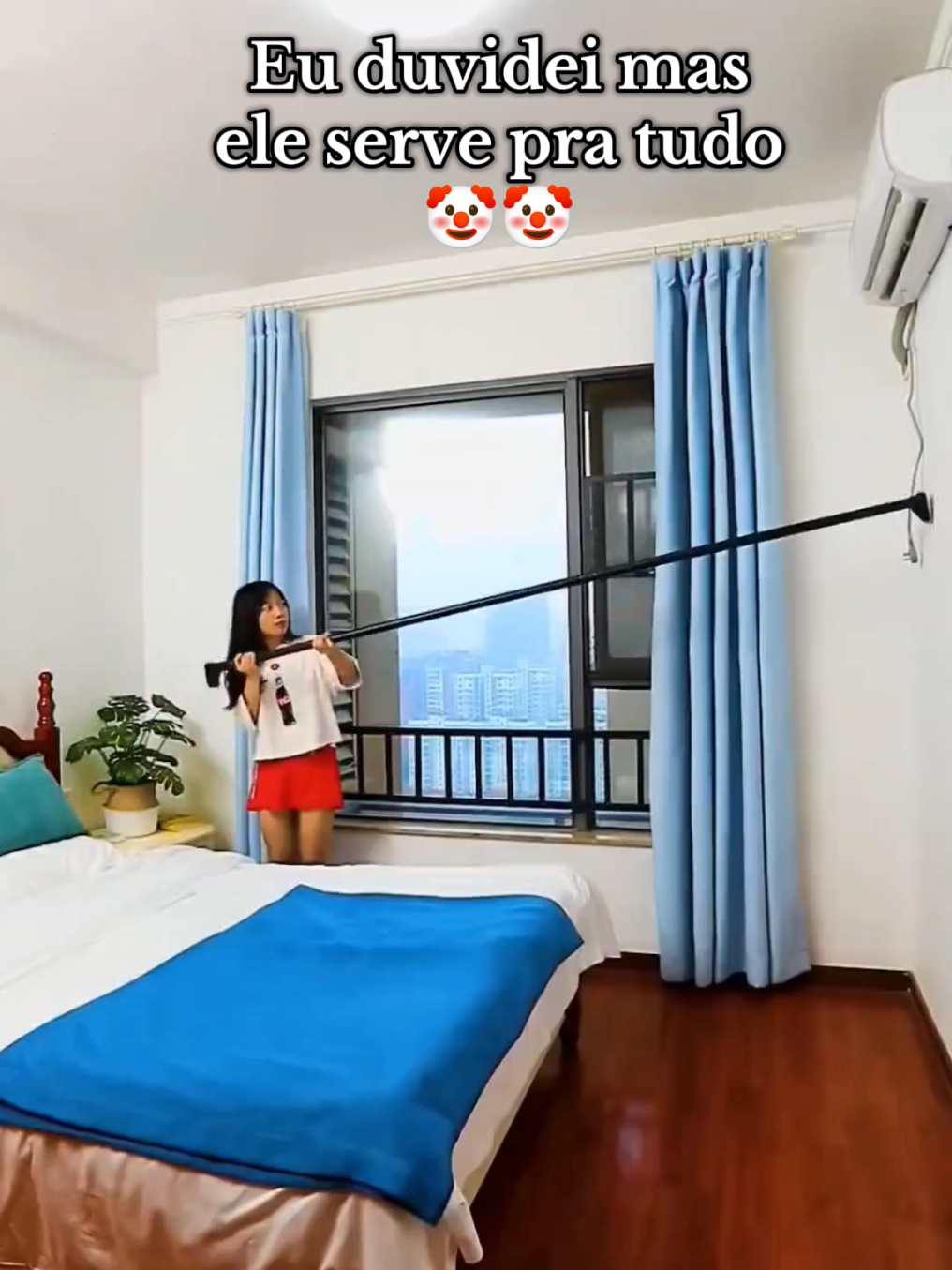 Varão Extensivel de Ajustável multiuso de 110 cm até 2,60m.