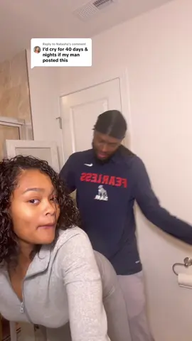 Replying to @Natasha   Yall heard what she said ???? 😂😂 don’t try projecting yall insecurities on our marriage thank ya !! 💪🏿