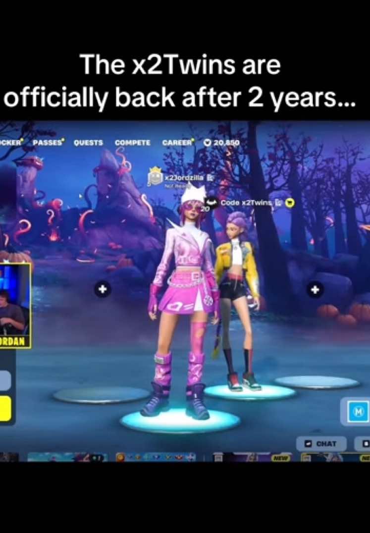 They’re finally back after 2 years.#x2twins #blowup #viral #fortnite #fyp 