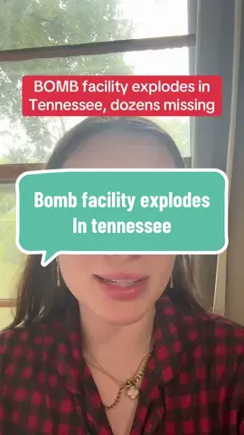 An explosives facility just exploded in Tennessee, with dozens missing. #rileyluenews #breakingnews #tiktoknews #tennessee 
