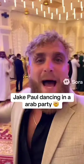 Jake Paul dancing in a arab party🤯#jakepaul #fyp #foryoupage #viral #arab