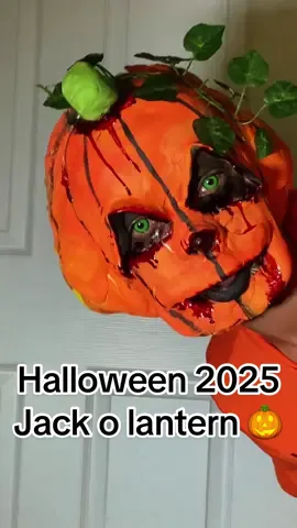 😩😅🤣 #tiktokhalloween #jackolantern #sfxmakeup 