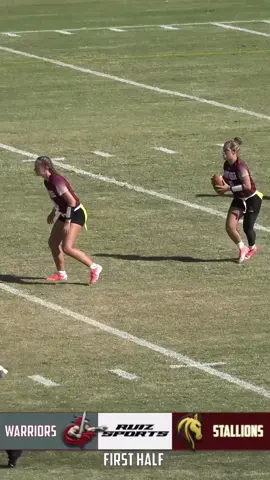 Warriors @ Stallions 🏈  Pinal40 Bowl #flagfootball #football #highschool #ruizsports #girls 