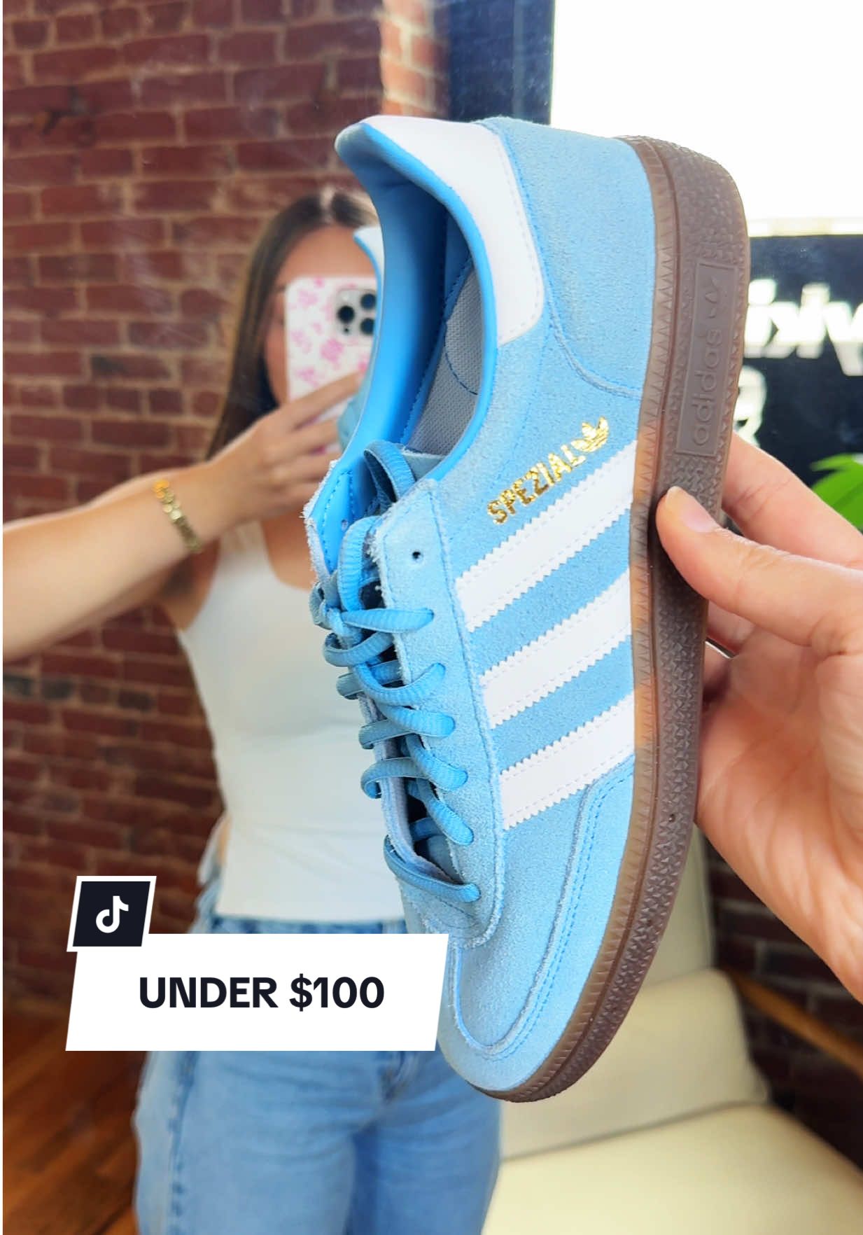 The prettiest most slept on colorway of the Adidas Spezial ☁️ #blueshoes #adidas #adidasspezial #womenshoes 